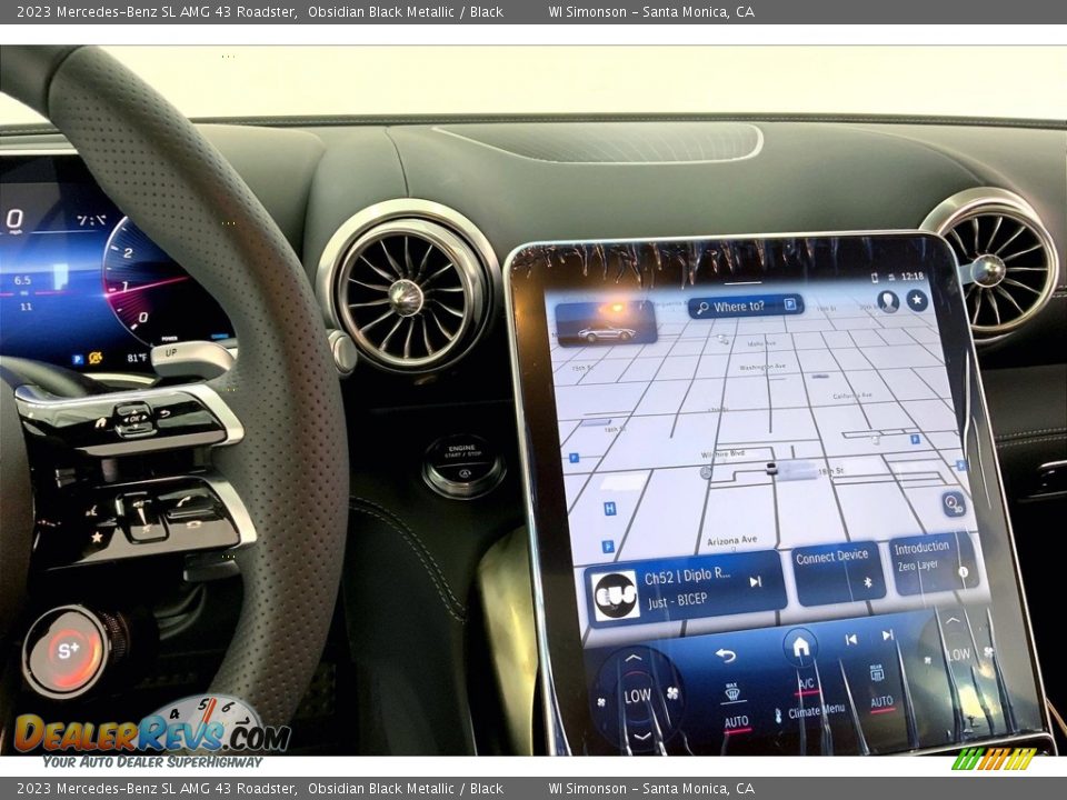 Navigation of 2023 Mercedes-Benz SL AMG 43 Roadster Photo #7