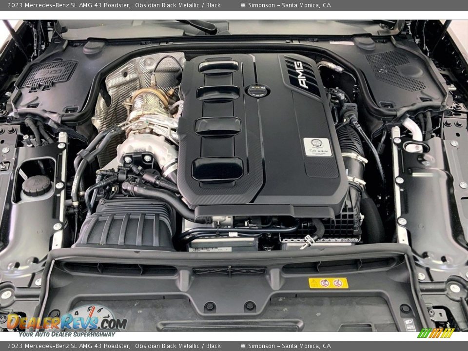 2023 Mercedes-Benz SL AMG 43 Roadster 2.0 Liter AMG Turbocharged DOHC 16-Valve VVT 4 Cylinder Engine Photo #9