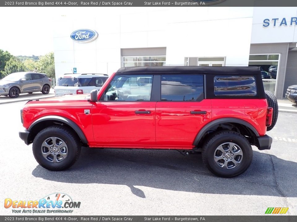 2023 Ford Bronco Big Bend 4X4 4-Door Race Red / Dark Space Gray Photo #2