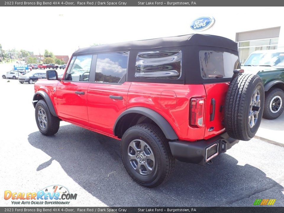 2023 Ford Bronco Big Bend 4X4 4-Door Race Red / Dark Space Gray Photo #3