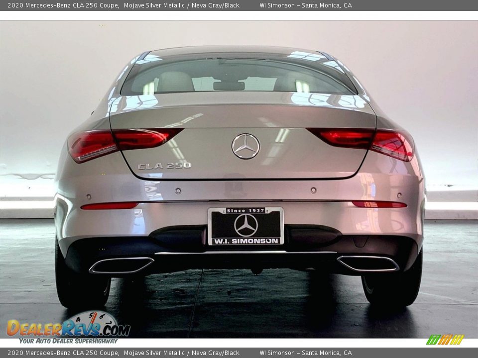 2020 Mercedes-Benz CLA 250 Coupe Mojave Silver Metallic / Neva Gray/Black Photo #3