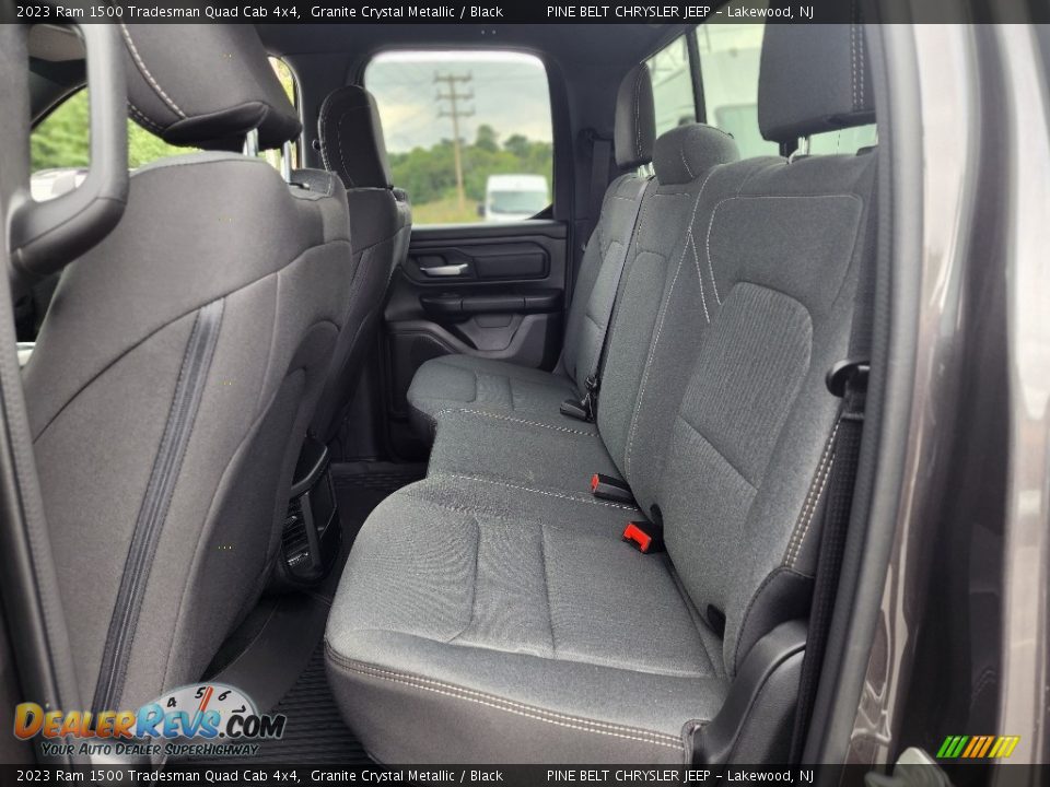 Rear Seat of 2023 Ram 1500 Tradesman Quad Cab 4x4 Photo #7