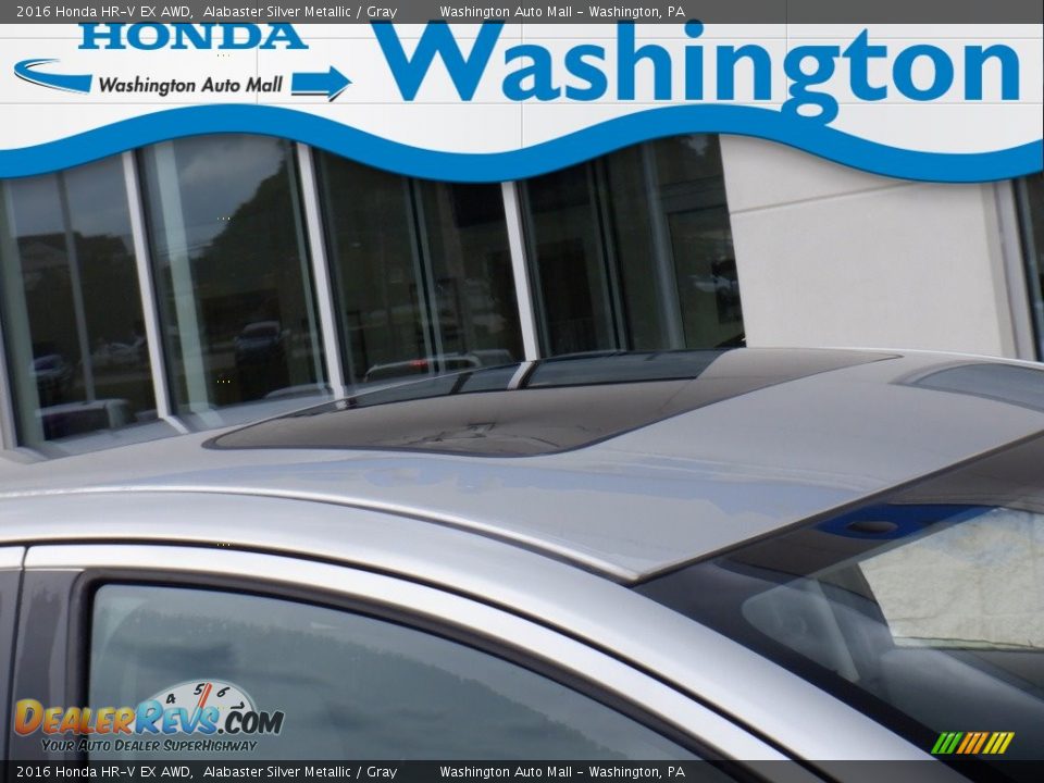 2016 Honda HR-V EX AWD Alabaster Silver Metallic / Gray Photo #3