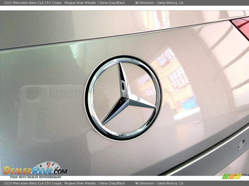 2020 Mercedes-Benz CLA 250 Coupe Mojave Silver Metallic / Neva Gray/Black Photo #7