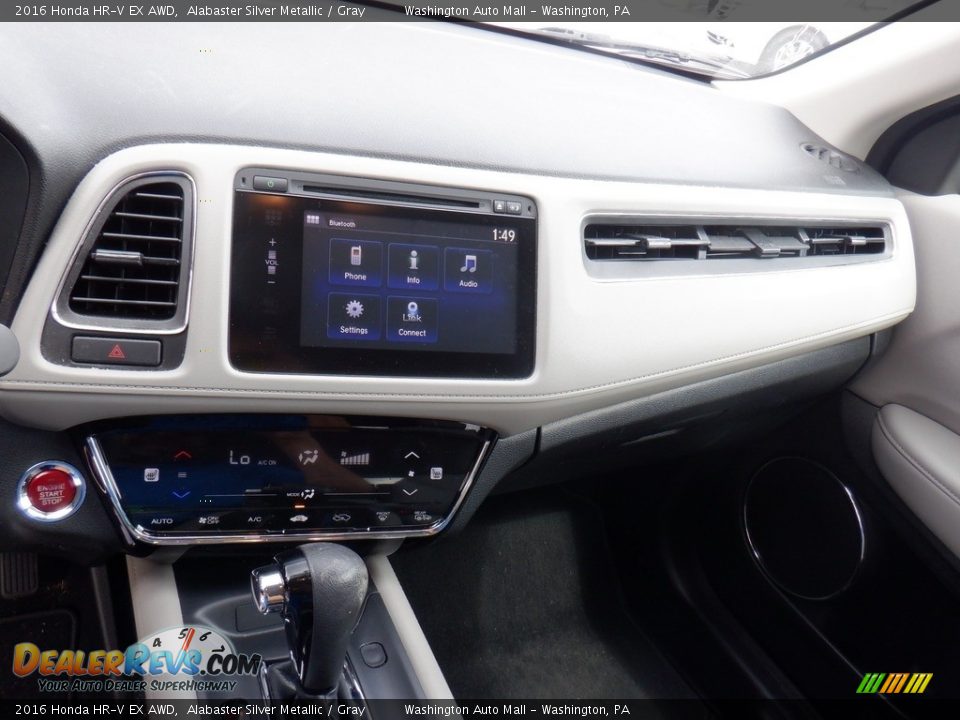 2016 Honda HR-V EX AWD Alabaster Silver Metallic / Gray Photo #4