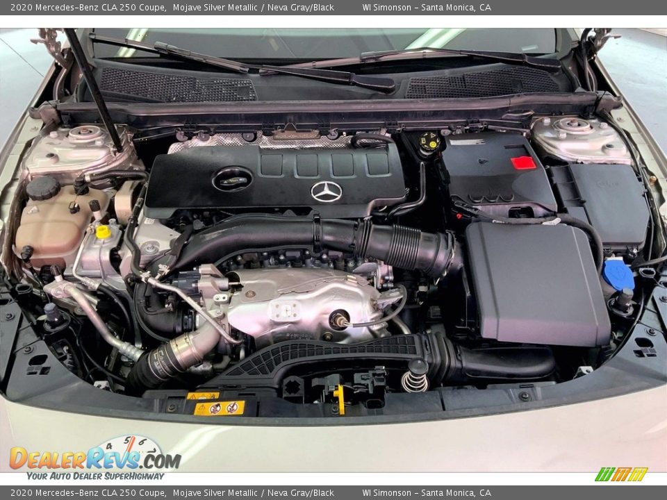2020 Mercedes-Benz CLA 250 Coupe Mojave Silver Metallic / Neva Gray/Black Photo #9