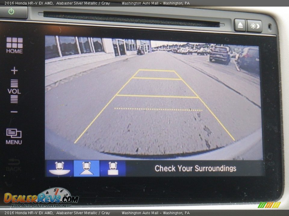 2016 Honda HR-V EX AWD Alabaster Silver Metallic / Gray Photo #7