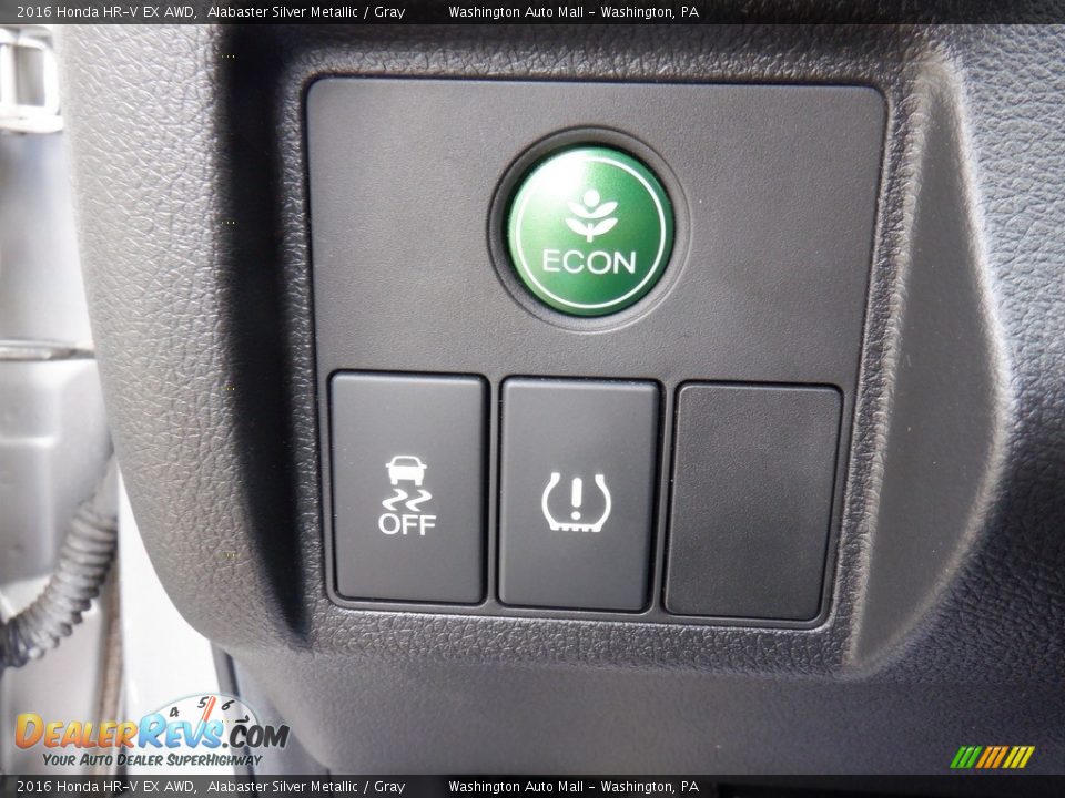 2016 Honda HR-V EX AWD Alabaster Silver Metallic / Gray Photo #8