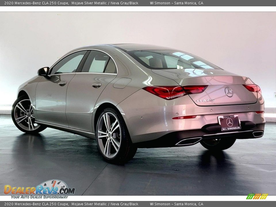 2020 Mercedes-Benz CLA 250 Coupe Mojave Silver Metallic / Neva Gray/Black Photo #10