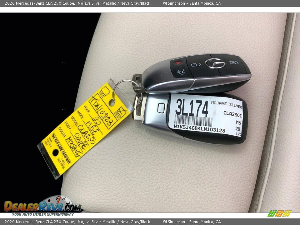 2020 Mercedes-Benz CLA 250 Coupe Mojave Silver Metallic / Neva Gray/Black Photo #11