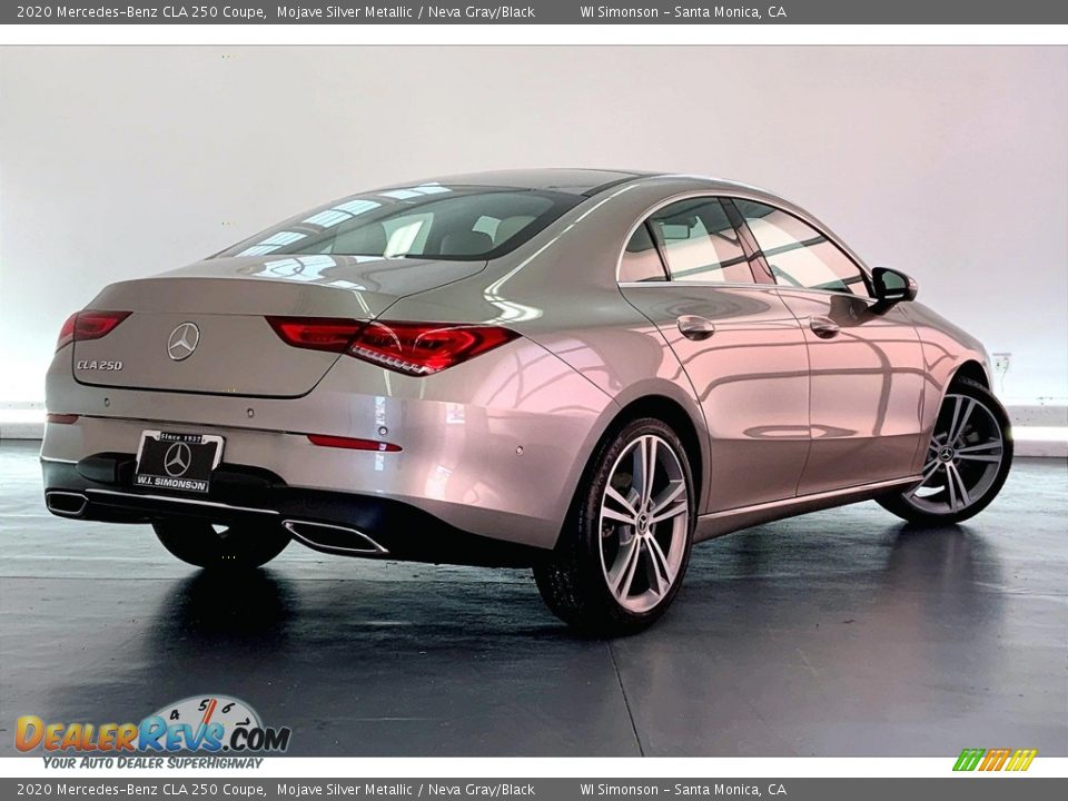 2020 Mercedes-Benz CLA 250 Coupe Mojave Silver Metallic / Neva Gray/Black Photo #13