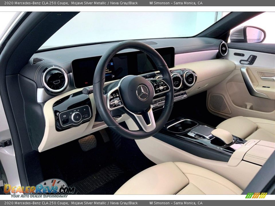 2020 Mercedes-Benz CLA 250 Coupe Mojave Silver Metallic / Neva Gray/Black Photo #14