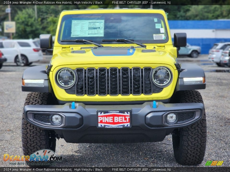 2024 Jeep Wrangler 4-Door Rubicon 4xe Hybrid High Velocity / Black Photo #2