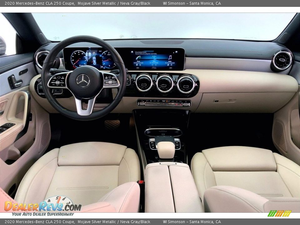 2020 Mercedes-Benz CLA 250 Coupe Mojave Silver Metallic / Neva Gray/Black Photo #15