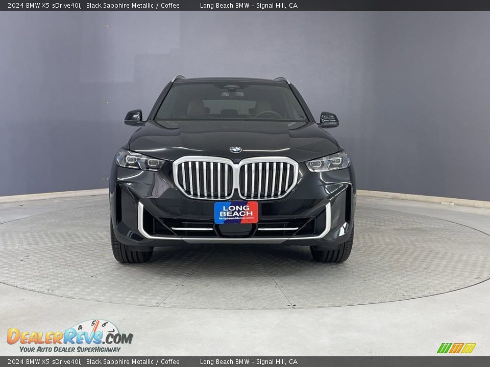 2024 BMW X5 sDrive40i Black Sapphire Metallic / Coffee Photo #2