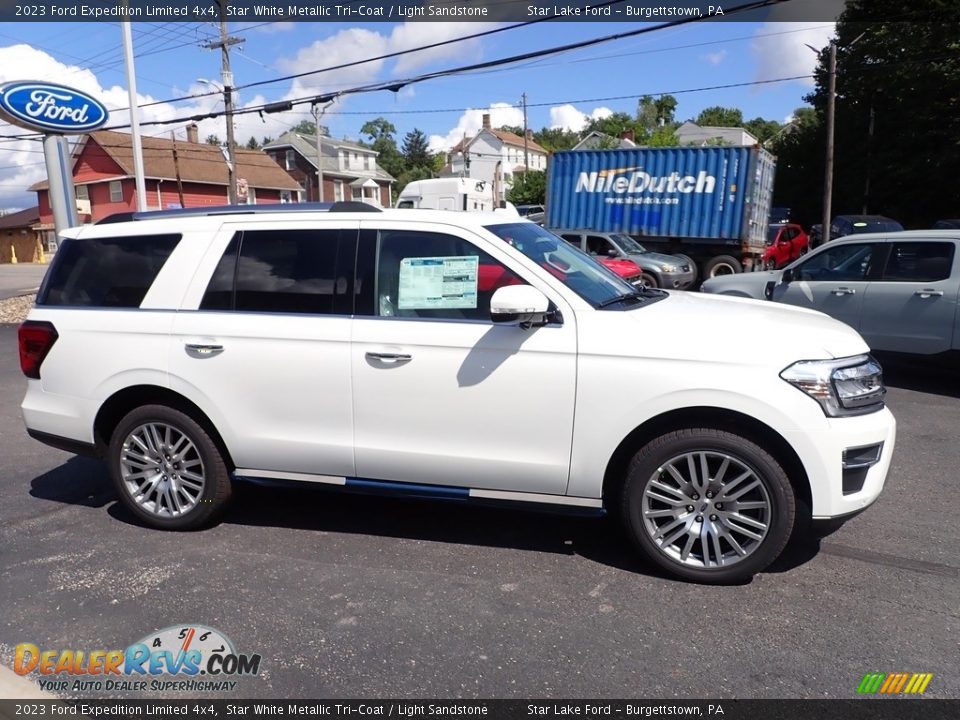 Star White Metallic Tri-Coat 2023 Ford Expedition Limited 4x4 Photo #5