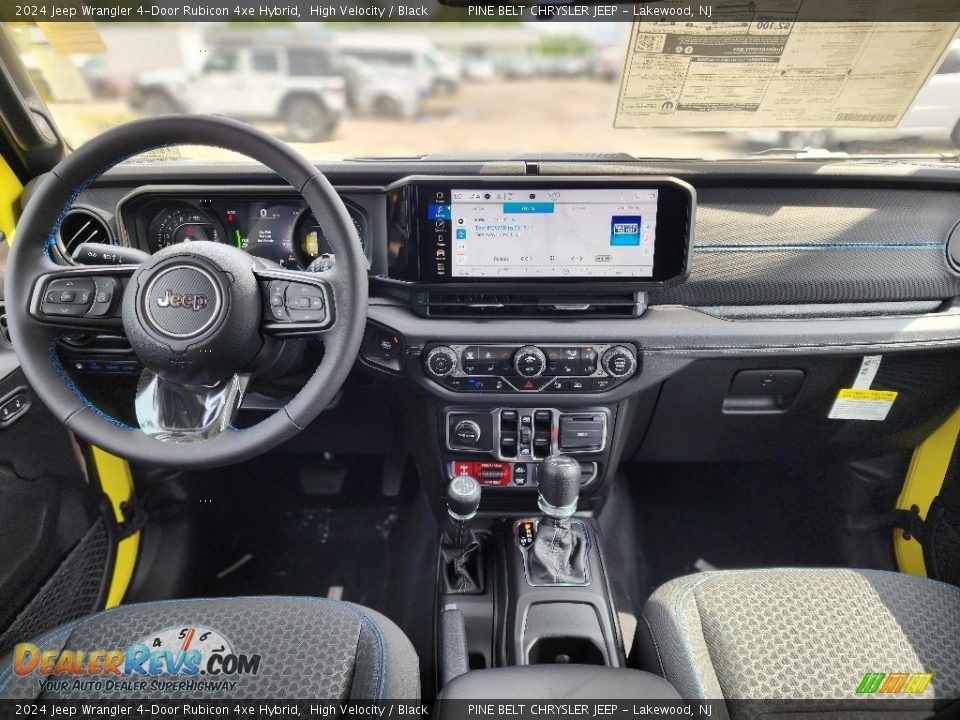 Dashboard of 2024 Jeep Wrangler 4-Door Rubicon 4xe Hybrid Photo #9