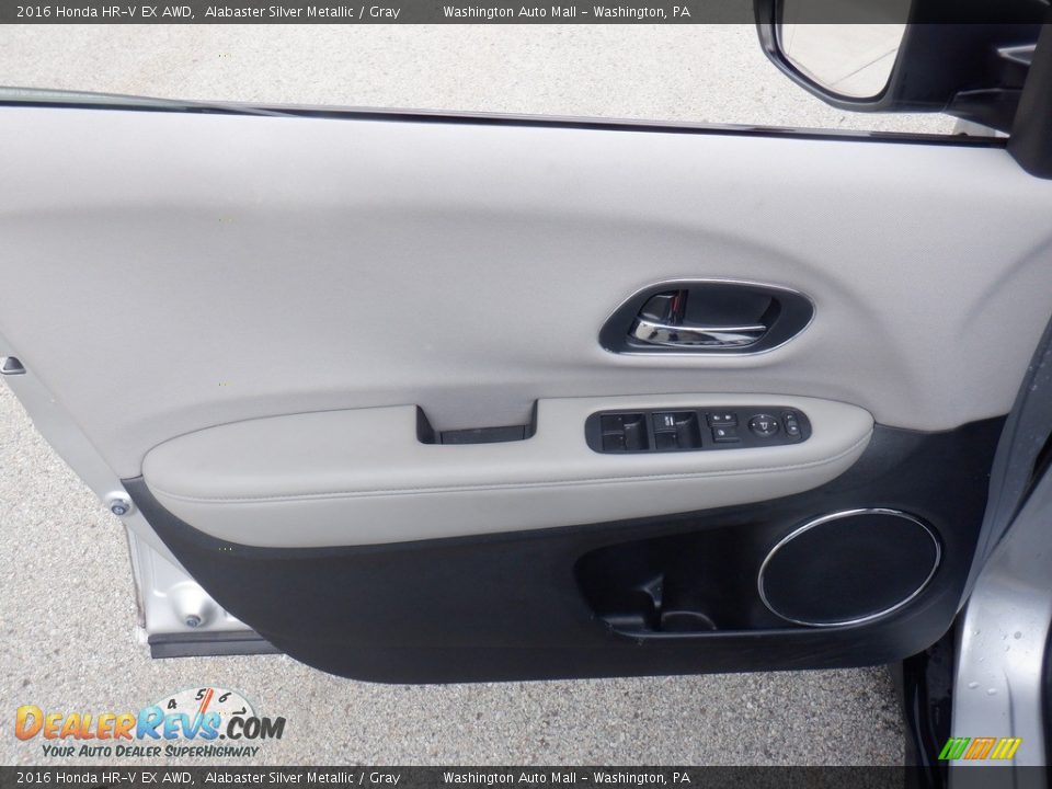 2016 Honda HR-V EX AWD Alabaster Silver Metallic / Gray Photo #21