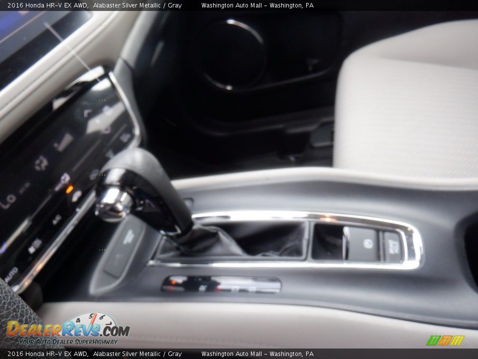 2016 Honda HR-V EX AWD Alabaster Silver Metallic / Gray Photo #22