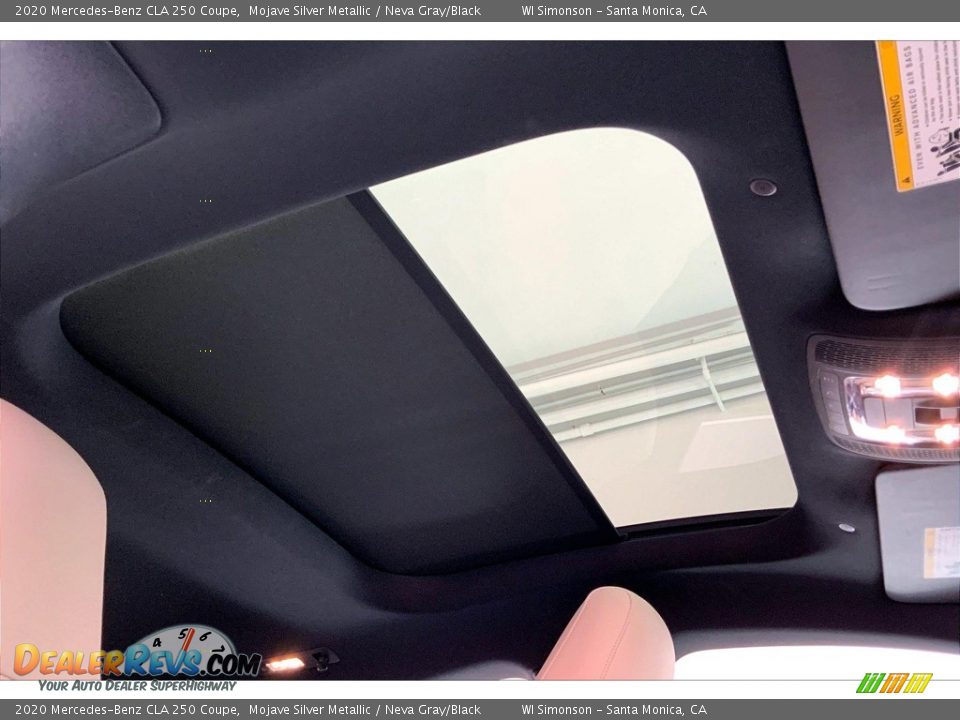 2020 Mercedes-Benz CLA 250 Coupe Mojave Silver Metallic / Neva Gray/Black Photo #25