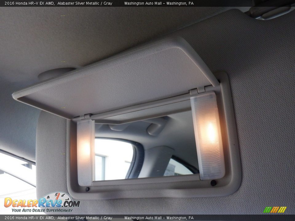 2016 Honda HR-V EX AWD Alabaster Silver Metallic / Gray Photo #24