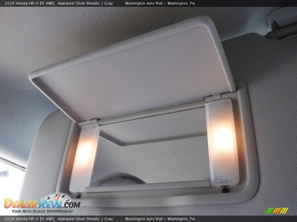 2016 Honda HR-V EX AWD Alabaster Silver Metallic / Gray Photo #26