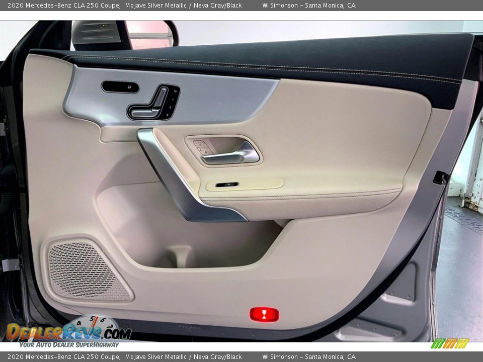 2020 Mercedes-Benz CLA 250 Coupe Mojave Silver Metallic / Neva Gray/Black Photo #27