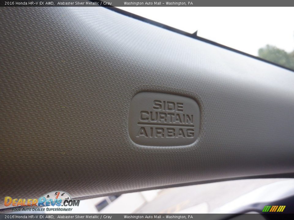 2016 Honda HR-V EX AWD Alabaster Silver Metallic / Gray Photo #27