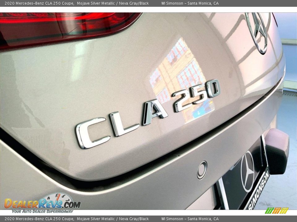 2020 Mercedes-Benz CLA 250 Coupe Mojave Silver Metallic / Neva Gray/Black Photo #31