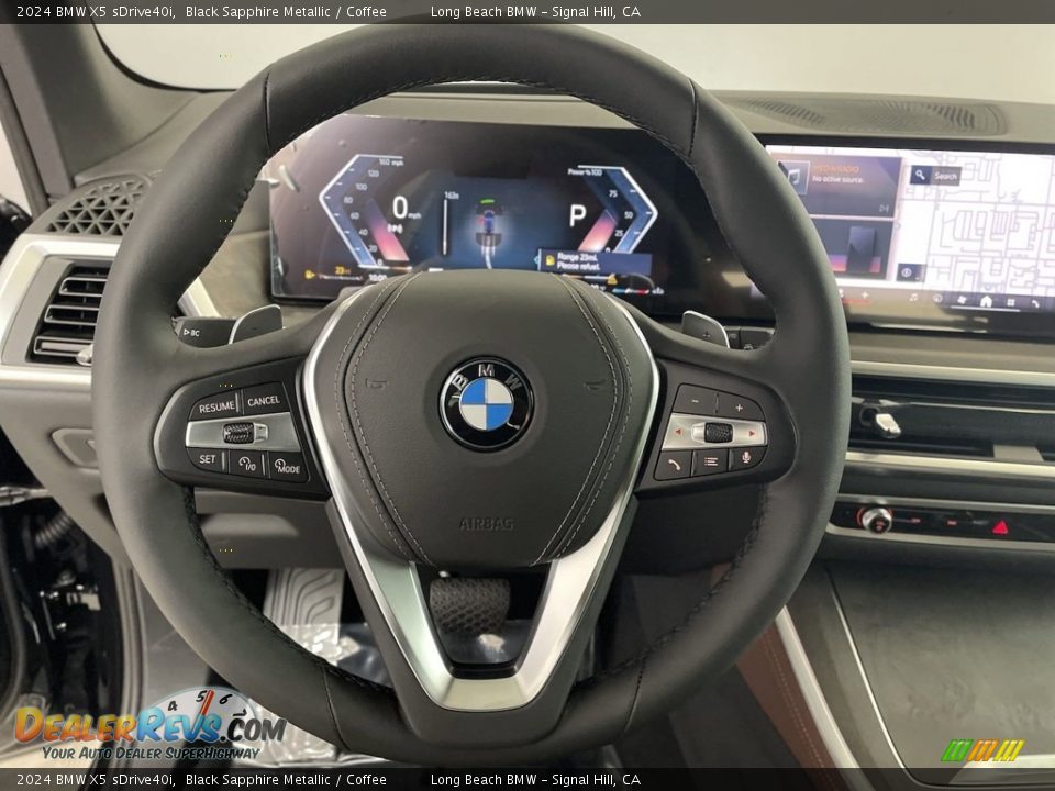 2024 BMW X5 sDrive40i Steering Wheel Photo #14