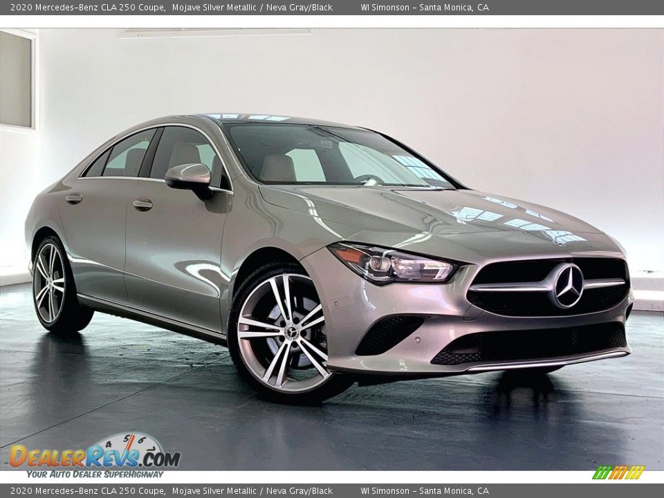 2020 Mercedes-Benz CLA 250 Coupe Mojave Silver Metallic / Neva Gray/Black Photo #34