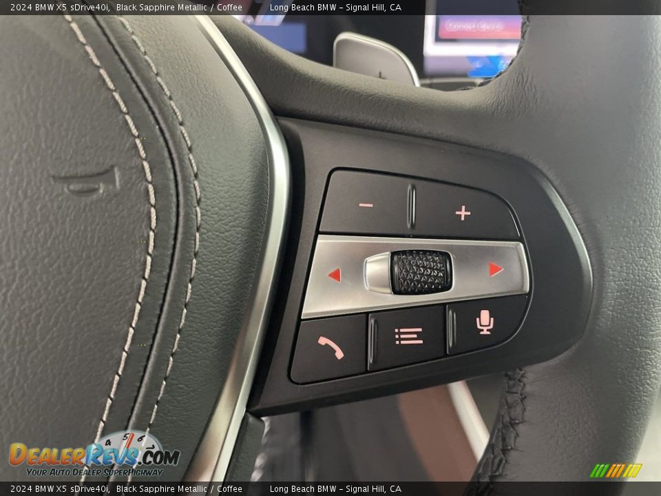 2024 BMW X5 sDrive40i Steering Wheel Photo #16