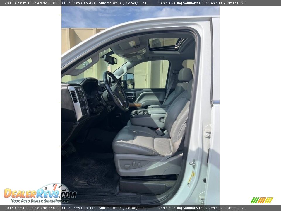 2015 Chevrolet Silverado 2500HD LTZ Crew Cab 4x4 Summit White / Cocoa/Dune Photo #2
