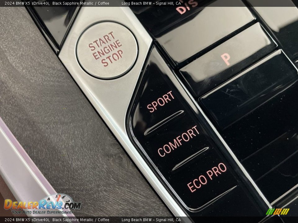 Controls of 2024 BMW X5 sDrive40i Photo #23