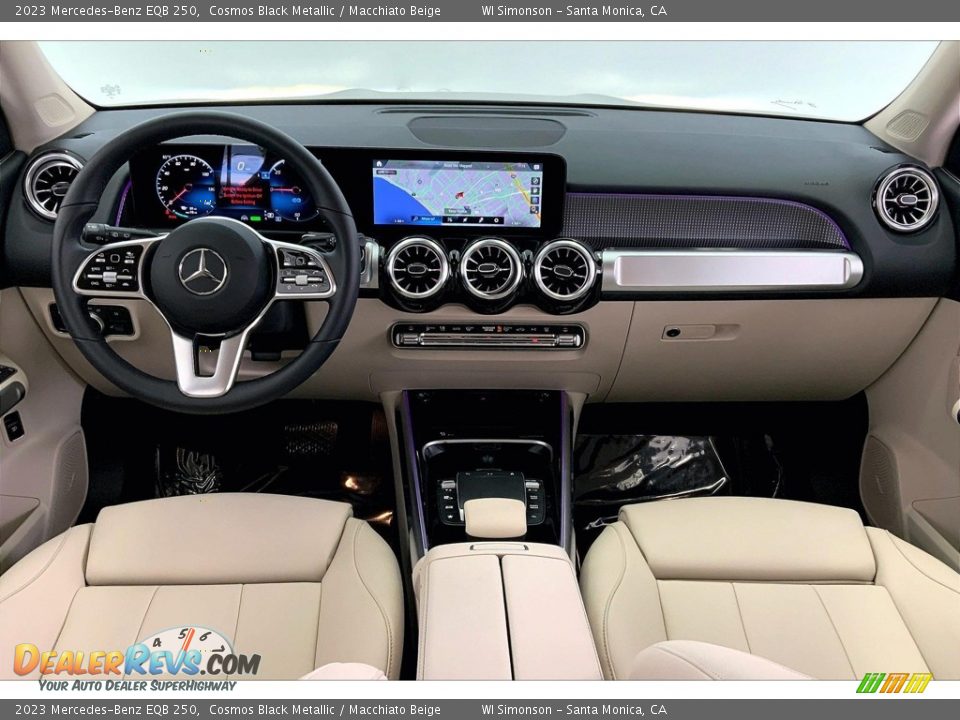 2023 Mercedes-Benz EQB 250 Cosmos Black Metallic / Macchiato Beige Photo #15