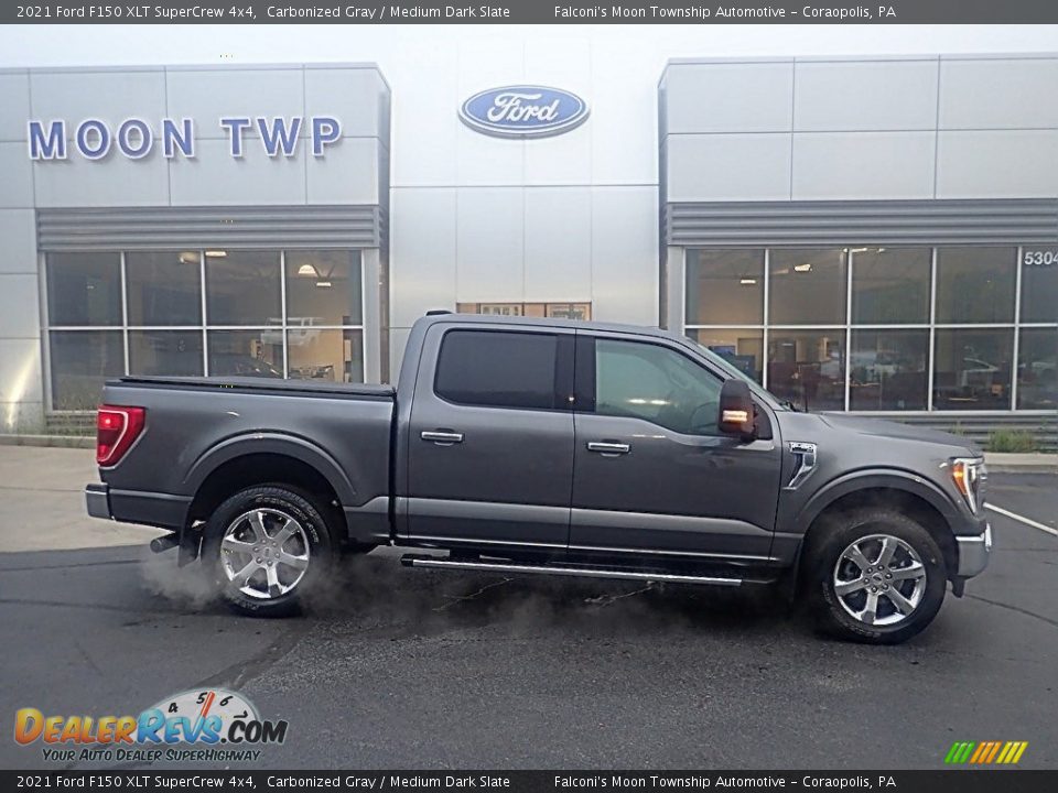 2021 Ford F150 XLT SuperCrew 4x4 Carbonized Gray / Medium Dark Slate Photo #1