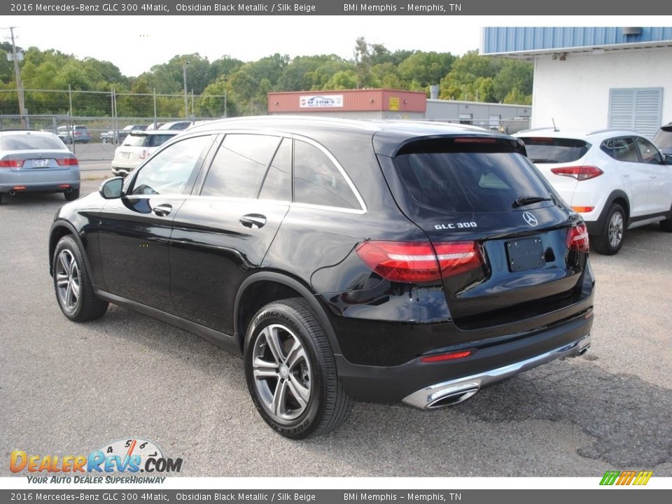 2016 Mercedes-Benz GLC 300 4Matic Obsidian Black Metallic / Silk Beige Photo #3