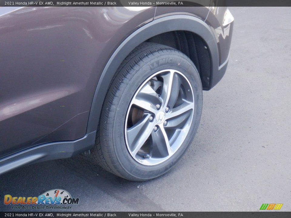 2021 Honda HR-V EX AWD Midnight Amethyst Metallic / Black Photo #2