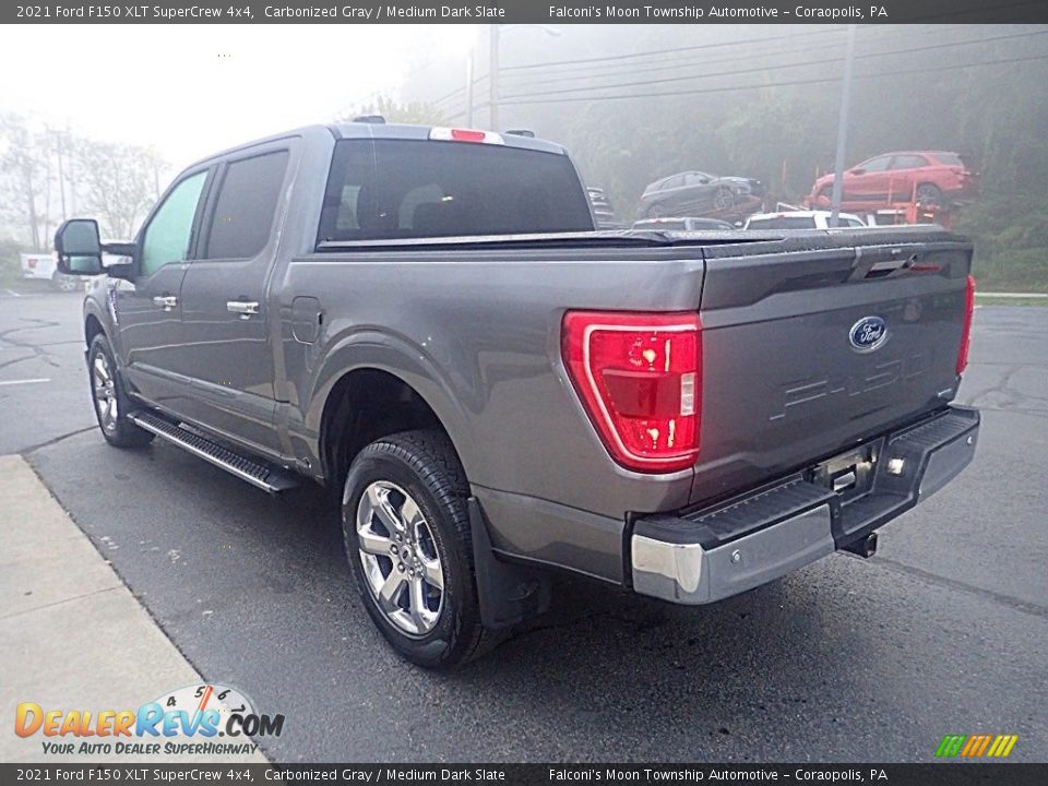 2021 Ford F150 XLT SuperCrew 4x4 Carbonized Gray / Medium Dark Slate Photo #5