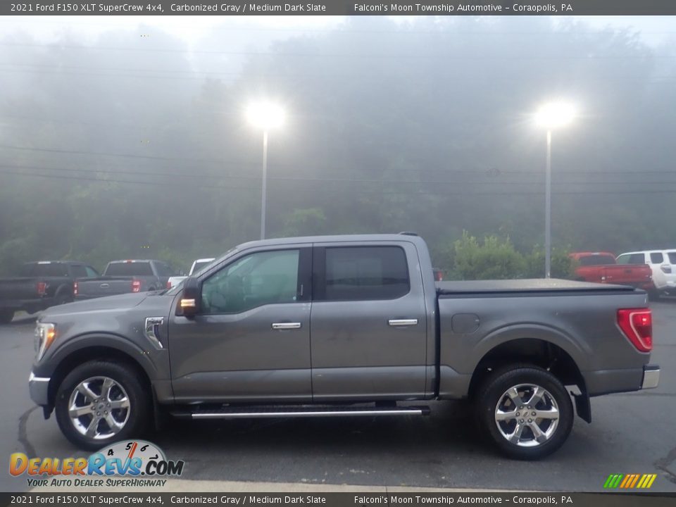 2021 Ford F150 XLT SuperCrew 4x4 Carbonized Gray / Medium Dark Slate Photo #6