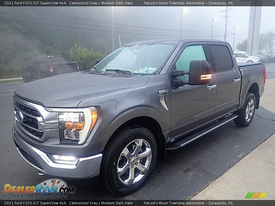 2021 Ford F150 XLT SuperCrew 4x4 Carbonized Gray / Medium Dark Slate Photo #7