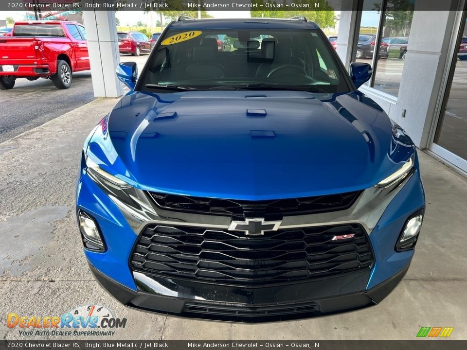 2020 Chevrolet Blazer RS Bright Blue Metallic / Jet Black Photo #3