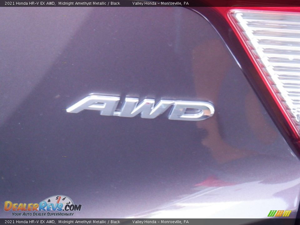 2021 Honda HR-V EX AWD Midnight Amethyst Metallic / Black Photo #6