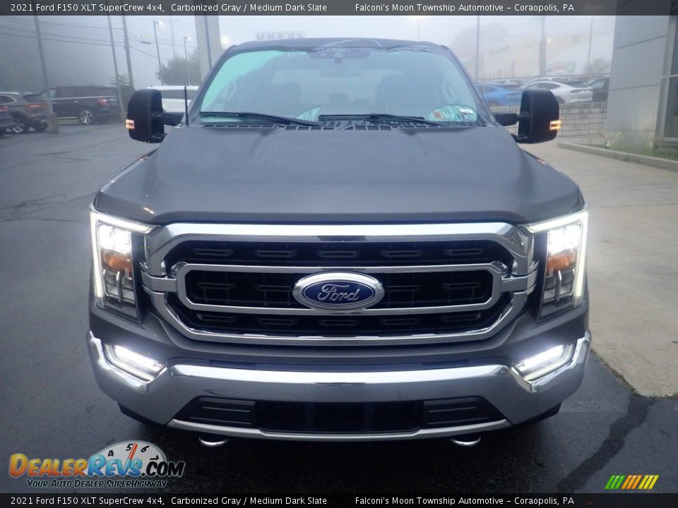 2021 Ford F150 XLT SuperCrew 4x4 Carbonized Gray / Medium Dark Slate Photo #8