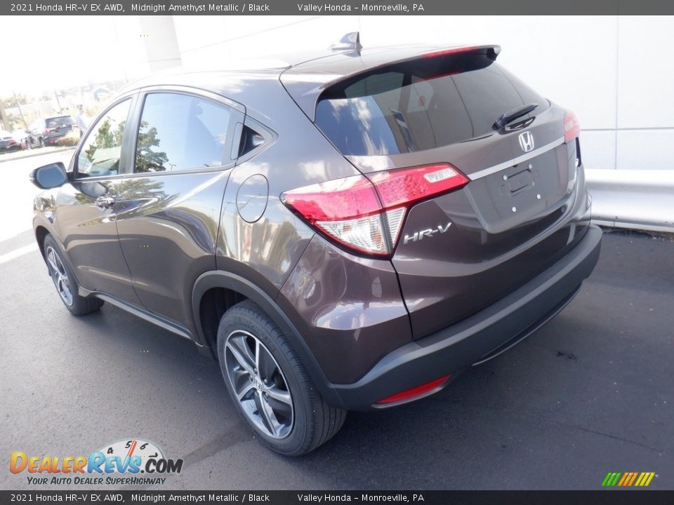 2021 Honda HR-V EX AWD Midnight Amethyst Metallic / Black Photo #8