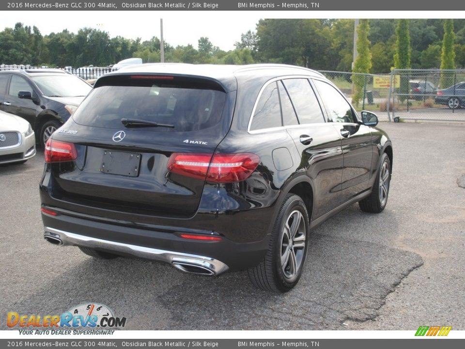 2016 Mercedes-Benz GLC 300 4Matic Obsidian Black Metallic / Silk Beige Photo #5