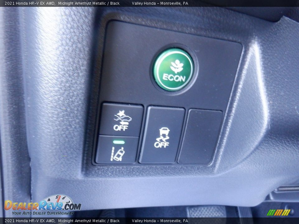 2021 Honda HR-V EX AWD Midnight Amethyst Metallic / Black Photo #10