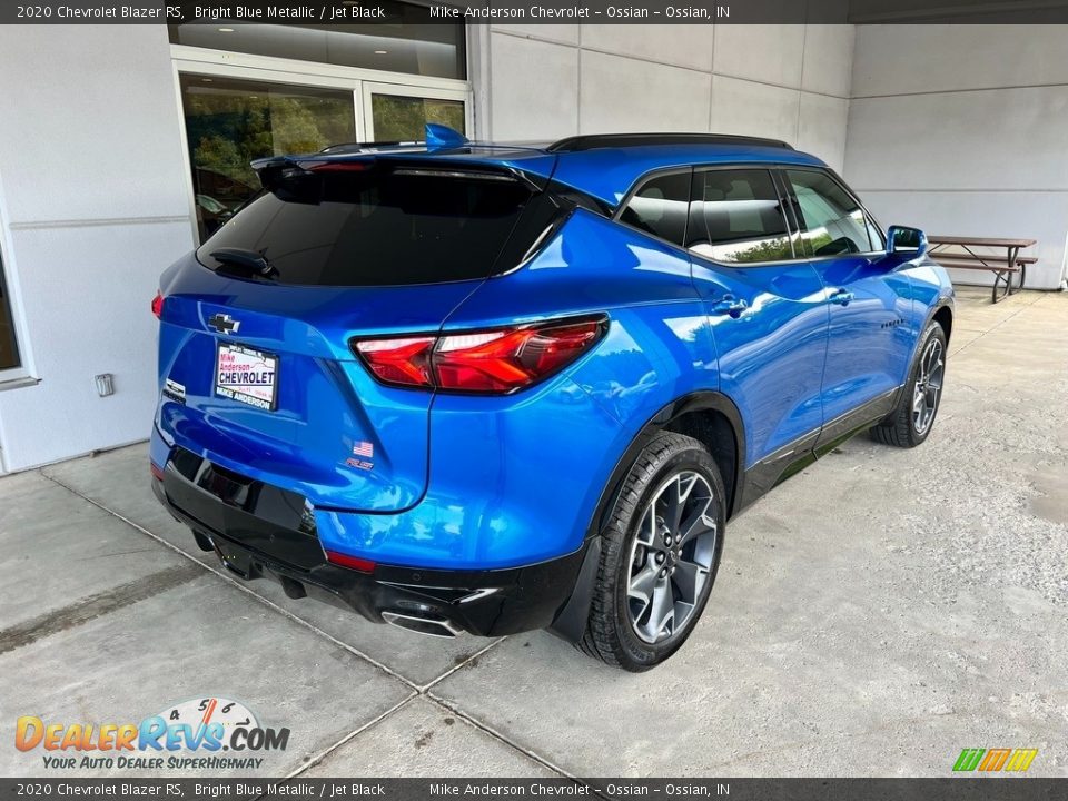 2020 Chevrolet Blazer RS Bright Blue Metallic / Jet Black Photo #7