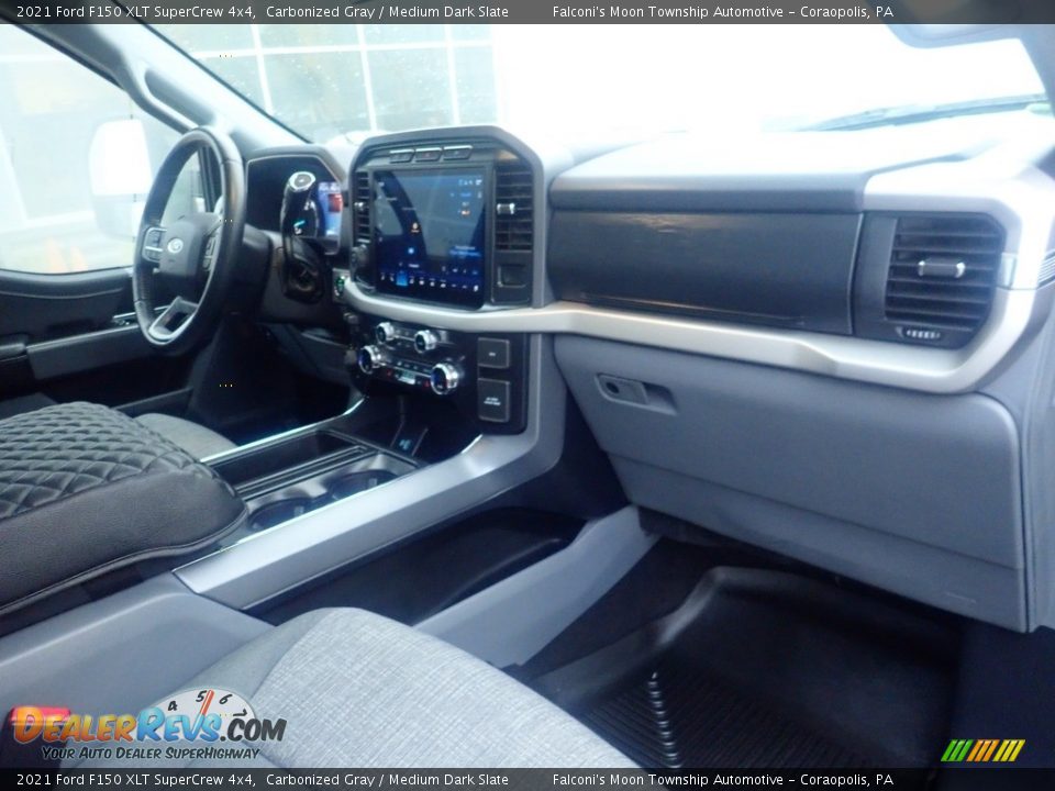 2021 Ford F150 XLT SuperCrew 4x4 Carbonized Gray / Medium Dark Slate Photo #12