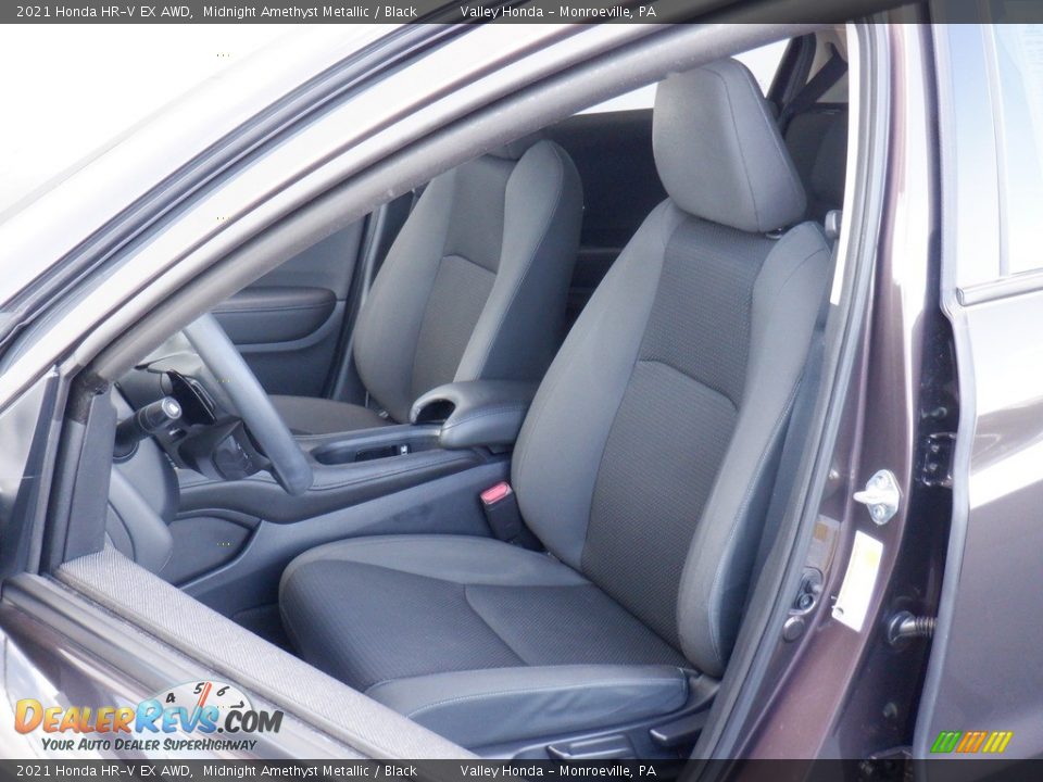 2021 Honda HR-V EX AWD Midnight Amethyst Metallic / Black Photo #12